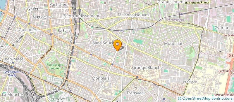 localisation de l'entreprise HAXELLE  LYON 3EME