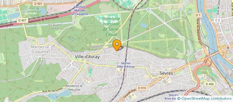 localisation de l'entreprise HAXO  VILLE-D'AVRAY