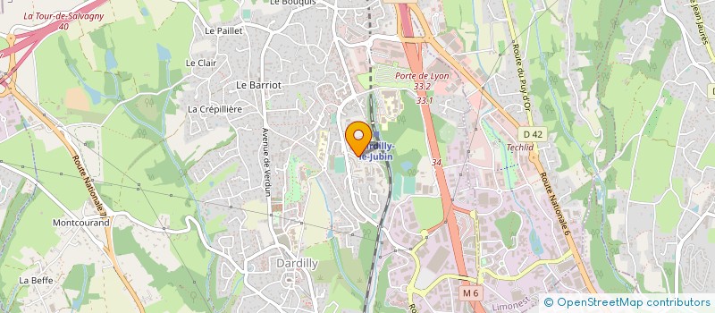 localisation de l'entreprise HAXOM à DARDILLY