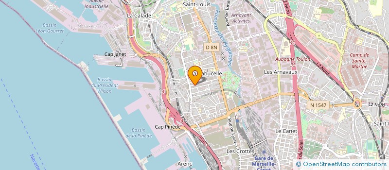 localisation de l'entreprise HAY à MARSEILLE