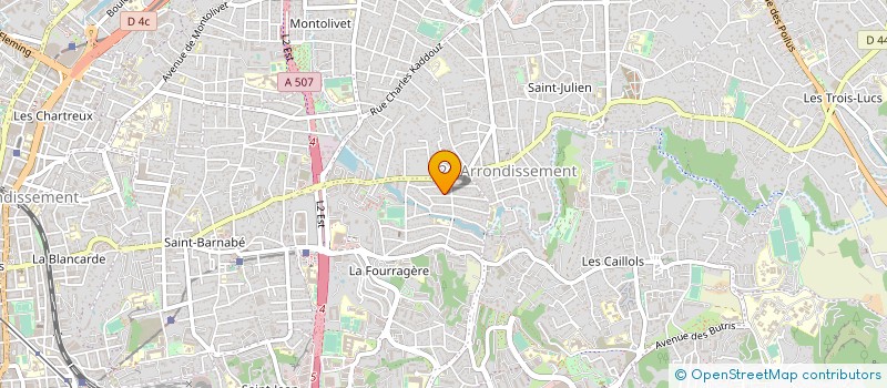 localisation de l'entreprise HAY AMBULANCES à MARSEILLE