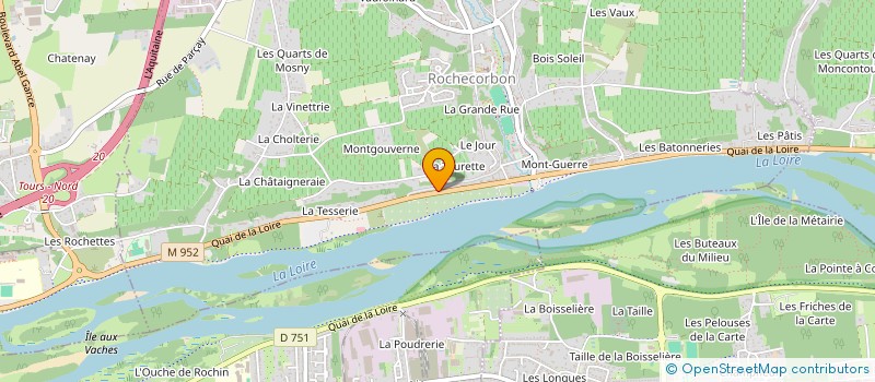 localisation de l'entreprise HAY DELPHINE PRO  ROCHECORBON