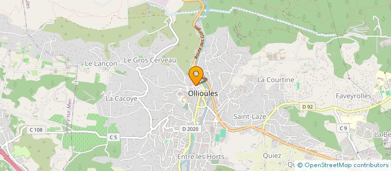 localisation de l'entreprise HAY ETC  OLLIOULES