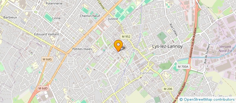 localisation de l'entreprise HAY FES  LYS-LEZ-LANNOY