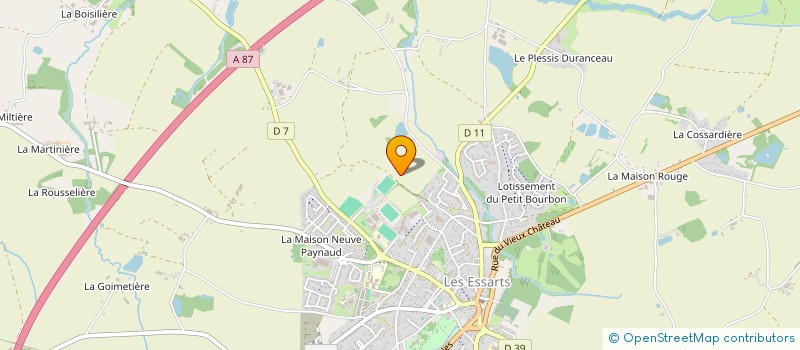 localisation de l'entreprise HAY IMMO  ESSARTS-EN-BOCAGE