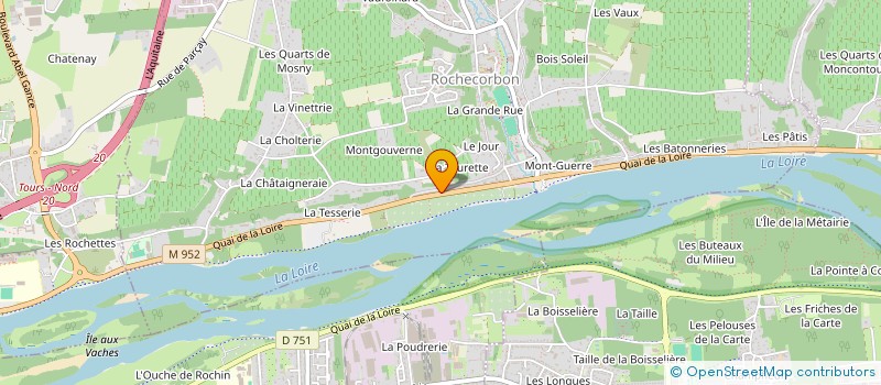 localisation de l'entreprise HAY NICOLAS PRO  ROCHECORBON