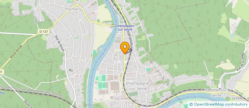 localisation de l'entreprise HAY'S  CHAMPAGNE-SUR-SEINE