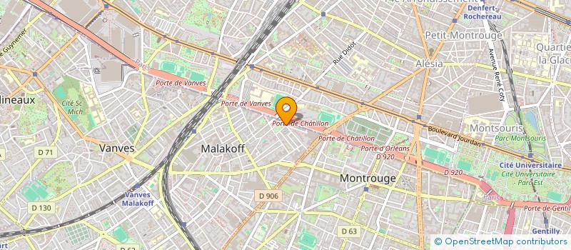 localisation de l'entreprise HAY TRANSPORT  MALAKOFF