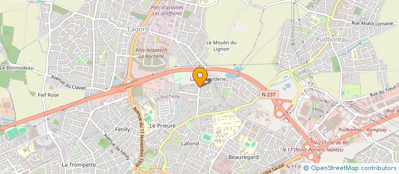 localisation de l'entreprise HAYA  LA ROCHELLE