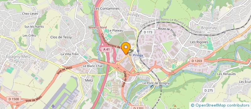 localisation de l'entreprise HAYA PETCARE à EPAGNY METZ-TESSY