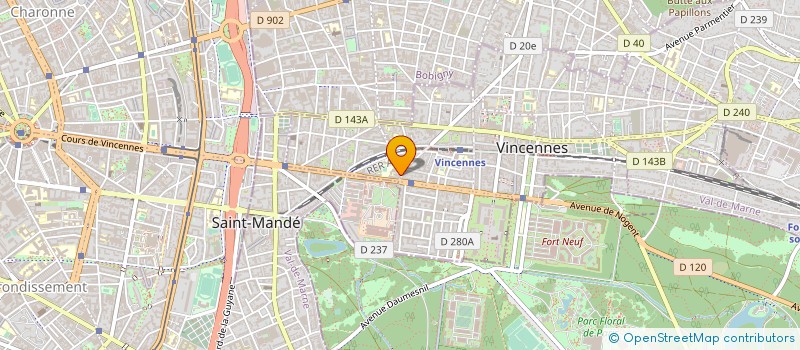 localisation de l'entreprise HAYACI  VINCENNES