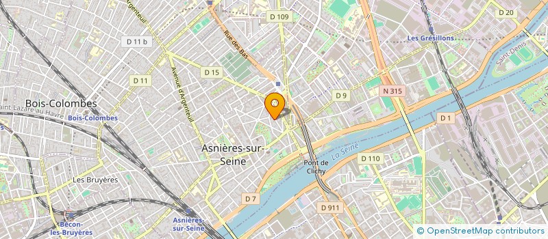 localisation de l'entreprise HAYAS IMMO à ASNIERES-SUR-SEINE