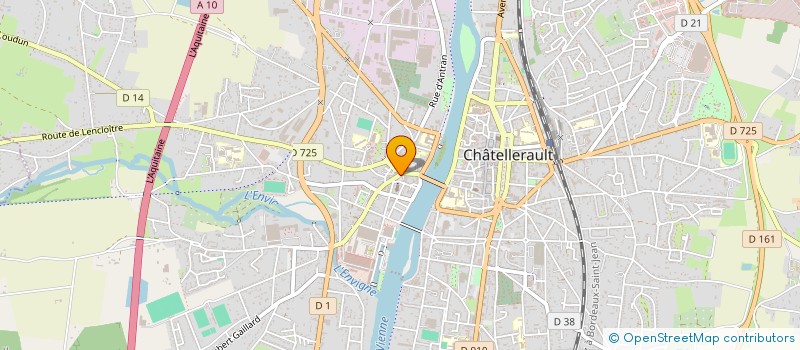 localisation de l'entreprise HAYAT à CHATELLERAULT