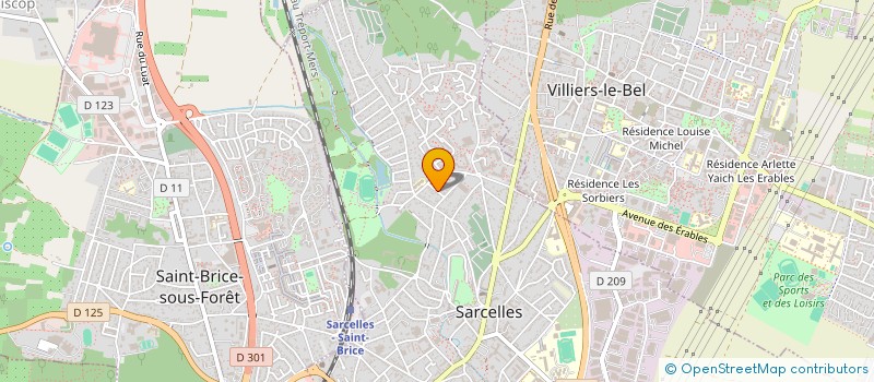 localisation de l'entreprise HAYAT BATIMENTS à SARCELLES