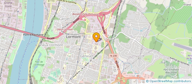 localisation de l'entreprise HAYAT IMMOBILIER à LORMONT