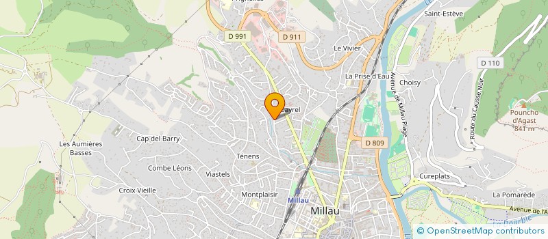 localisation de l'entreprise HAYATE  MILLAU