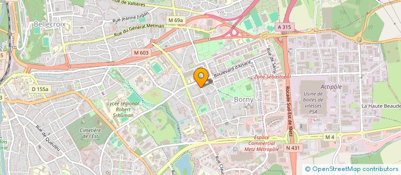 localisation de l'entreprise HAYATE LA VIE à METZ
