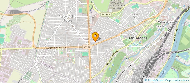 localisation de l'entreprise HAYATTE à ATHIS-MONS