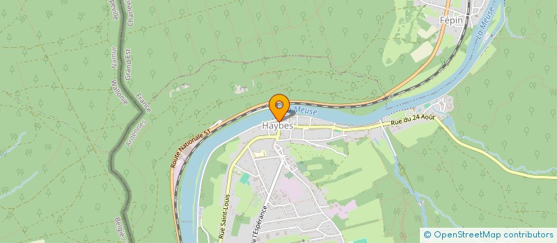 localisation de l'entreprise HAYBES PIERQUET - TITEUX  HAYBES