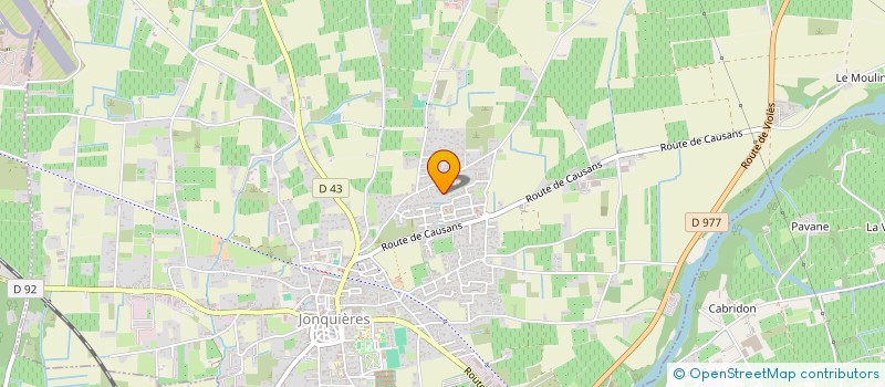 localisation de l'entreprise HAYDEE MUSIQUE  JONQUIERES