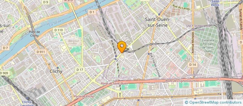 localisation de l'entreprise HAYDI à SAINT-OUEN-SUR-SEINE