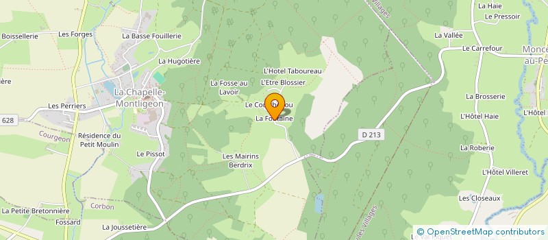 localisation de l'entreprise HAYE à LE PIN-LA-GARENNE