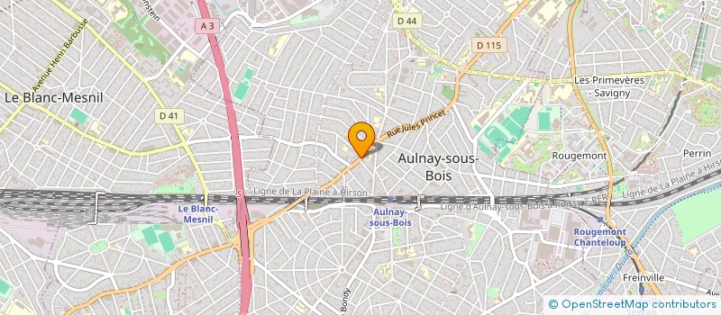 localisation de l'entreprise HAYE à AULNAY-SOUS-BOIS