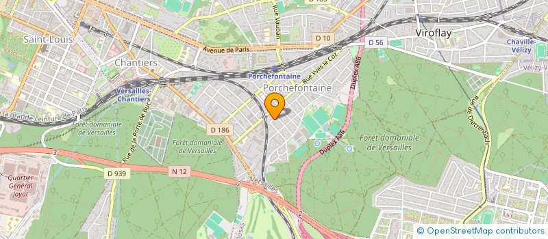 localisation de l'entreprise HAYE à VERSAILLES