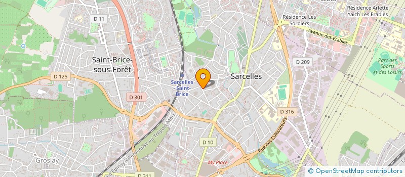 localisation de l'entreprise HAYE AMIEL à SARCELLES