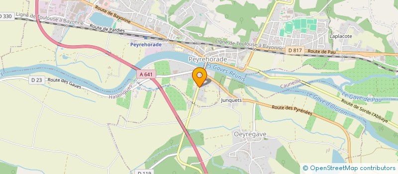 localisation de l'entreprise HAYEDOT ROBERT ET MICHEL  PEYREHORADE