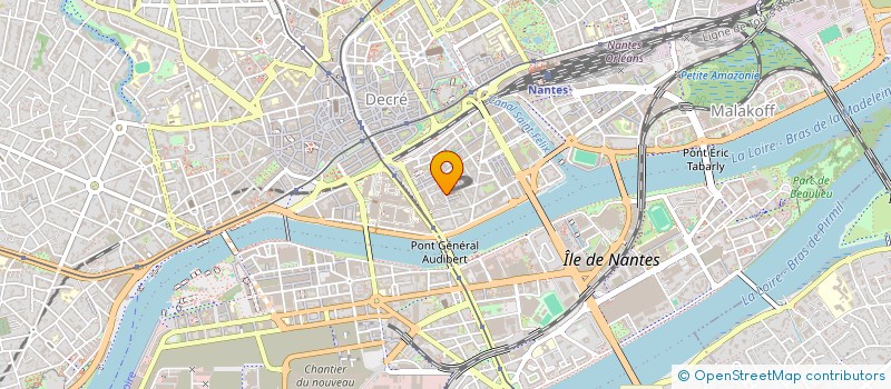 localisation de l'entreprise HAYEK THOREL  NANTES