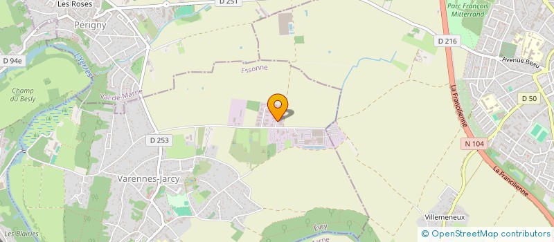 localisation de l'entreprise HAYKO  VARENNES-JARCY