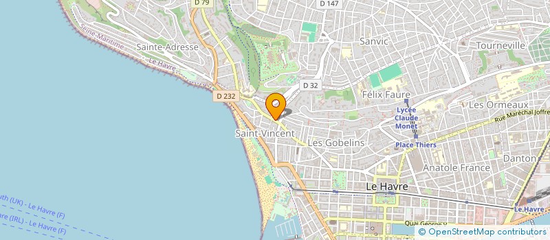 localisation de l'entreprise HAYLEEYA à LE HAVRE