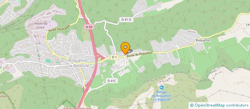 localisation de l'entreprise HAYLIE  ROQUEFORT-LA-BEDOULE