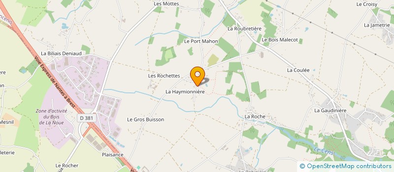 localisation de l'entreprise HAYM à VIGNEUX-DE-BRETAGNE