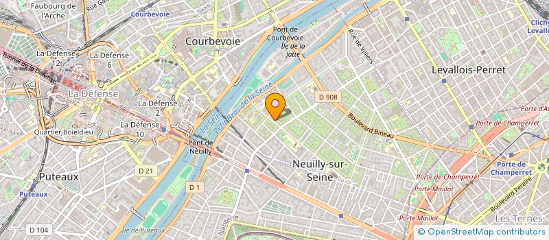 localisation de l'entreprise HAYMY à NEUILLY-SUR-SEINE