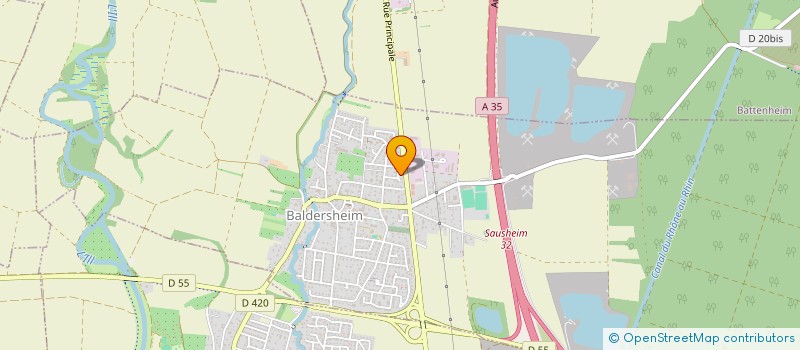 localisation de l'entreprise HAYORA  BALDERSHEIM