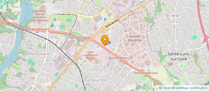 localisation de l'entreprise HAYS INGENIERIE  NANTES