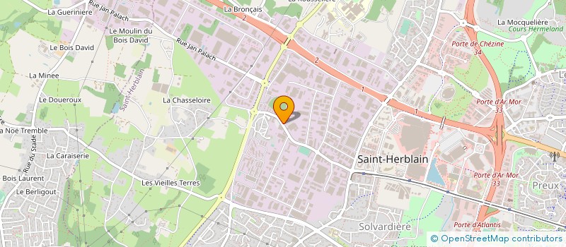 localisation de l'entreprise HAYS INGENIERIE FLUIDES à SAINT-HERBLAIN