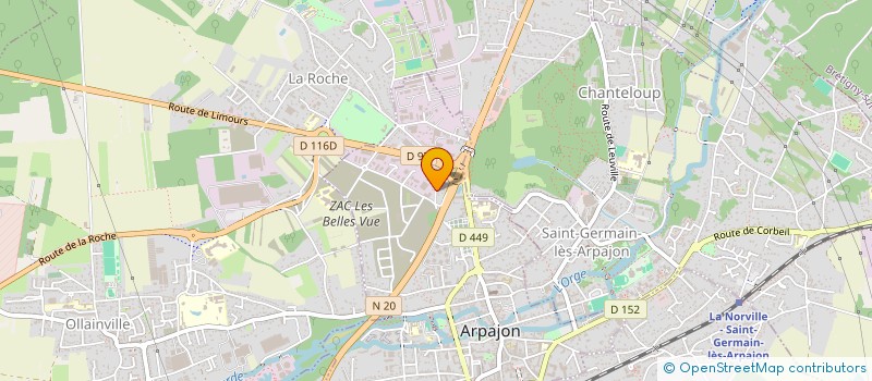 localisation de l'entreprise HAYT AUTO APA à ARPAJON