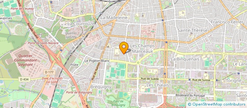localisation de l'entreprise HAZ  RENNES