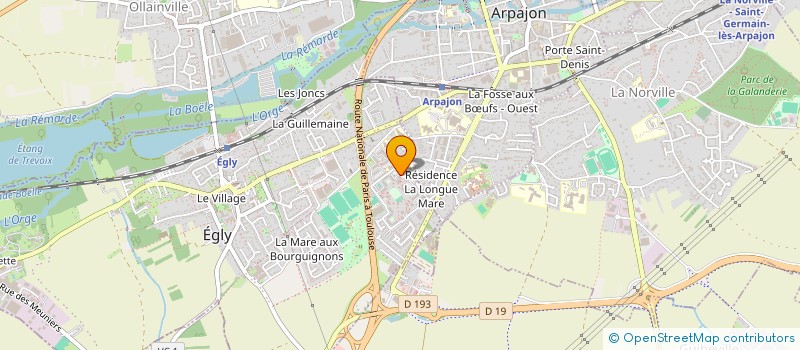 localisation de l'entreprise HAZ TP  EGLY