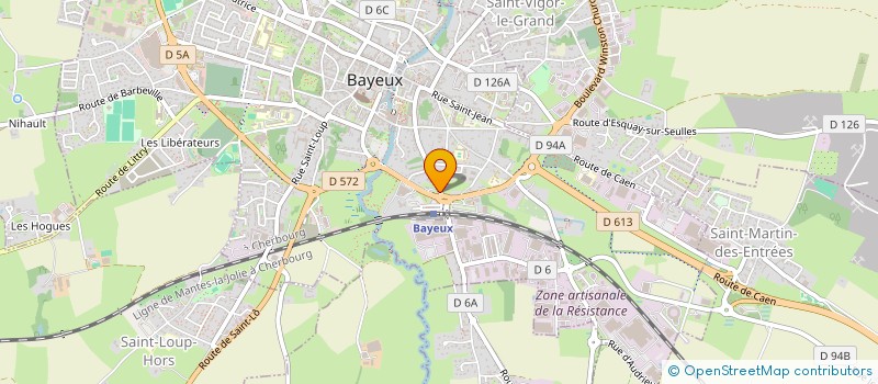 localisation de l'entreprise HAZ WEB CREATION  BAYEUX