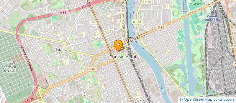 localisation de l'entreprise HAZAL à CHOISY-LE-ROI