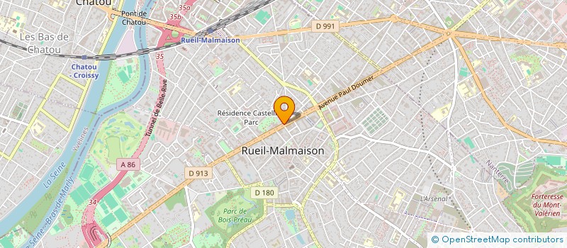 localisation de l'entreprise HAZAL à RUEIL-MALMAISON