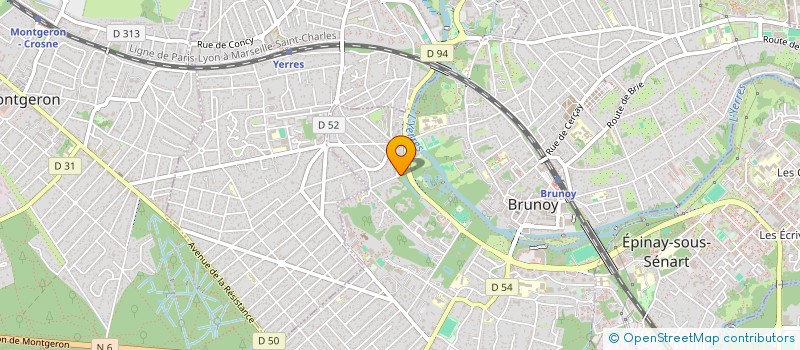 localisation de l'entreprise HAZAL  BRUNOY