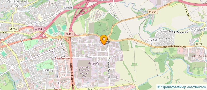 localisation de l'entreprise HAZAR 23  METZ