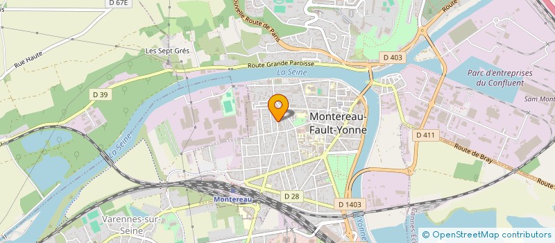 localisation de l'entreprise HAZAR à MONTEREAU-FAULT-YONNE