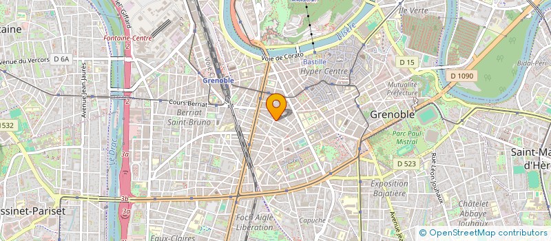 localisation de l'entreprise HAZAR & WAFA à GRENOBLE