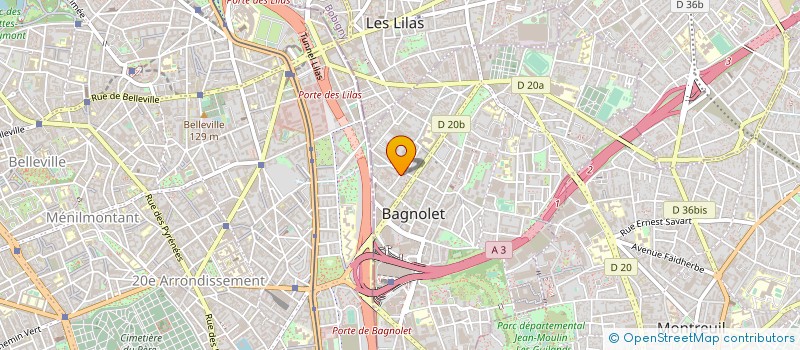 localisation de l'entreprise HAZARD PRODUCTS à BAGNOLET
